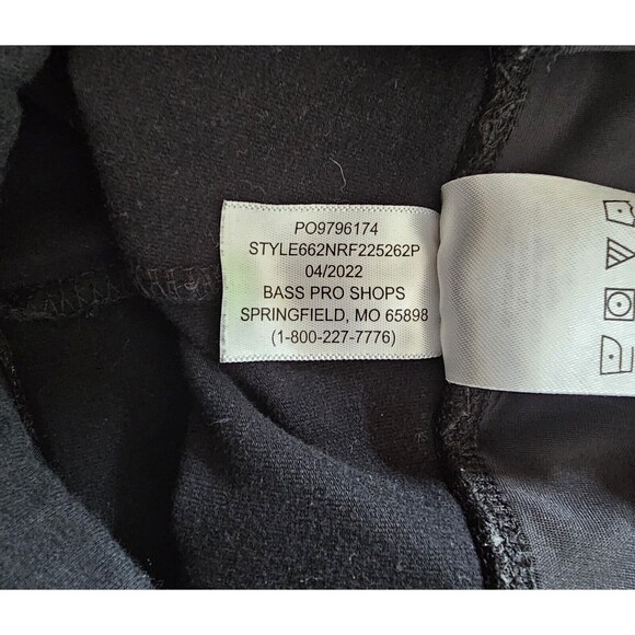 Natural Reflections Leggings Womens Black Knit Size Medium - Picture 2 of 5